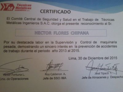 Certificado