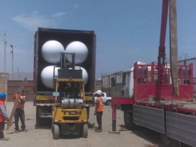 Descarga Con Camion Grua